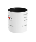 EVERY TIME YOU CROSS MY MIND.. - 2 COLOUR COFFEE MUG - Cheeky Wonders