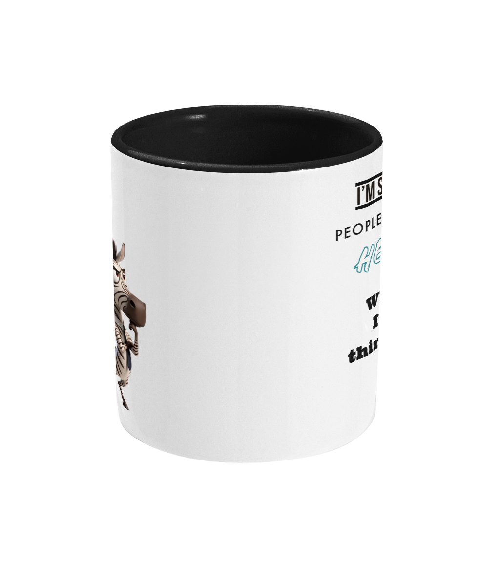 I’M SO LUCKY, PEOPLE CAN’THEAR…- 2 COLOURS COFFEE MUG - Cheeky Wonders