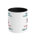 WITH OLD AGE COMES NEW SKILLS…- 2 COLOUR COFFEE MUG - Cheeky Wonders