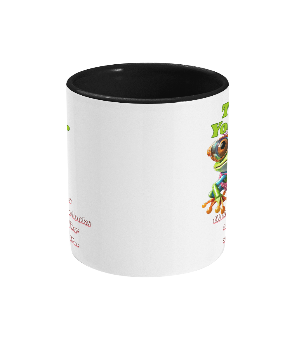 “THANK YOU DAD FOR THE GENES…”- 2 COLOUR COFFEE MUG - Cheeky Wonders