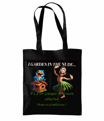 "I GARDEN IN THE NUDE..."- TOTE BAG