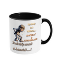 MY BODY IS A TEMPLE…- 2 COLOUR COFFEE MUG - Cheeky Wonders