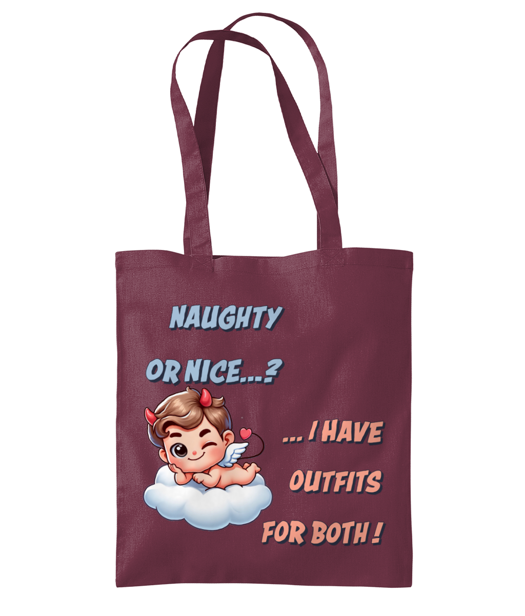 NAUGHTY OR NICE…? - TOTE BAG - Cheeky Wonders