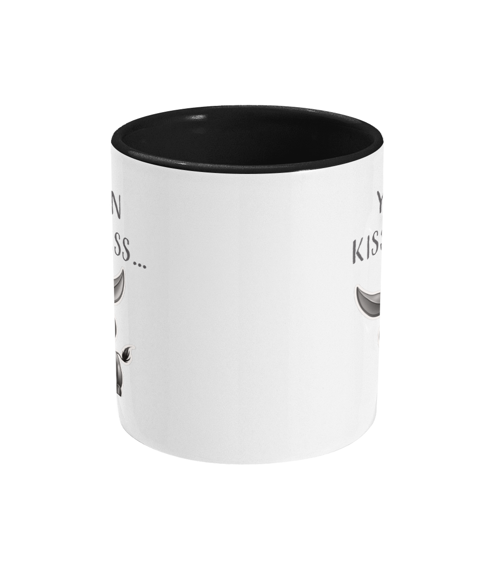 YOU CAN KISS MY ASS - 2 COLOUR COFFEE MUG - Cheeky Wonders