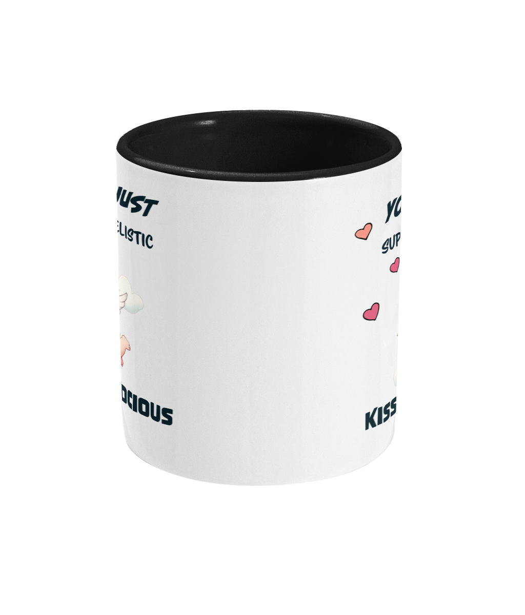 YOU CAN JUST SUPERCALIFUCKELISTIC… - 2 COLOUR COFFEE MUG - Cheeky Wonders