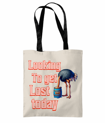 "LOOKING TO GET LOST" - 2 TONE TOTE BAG