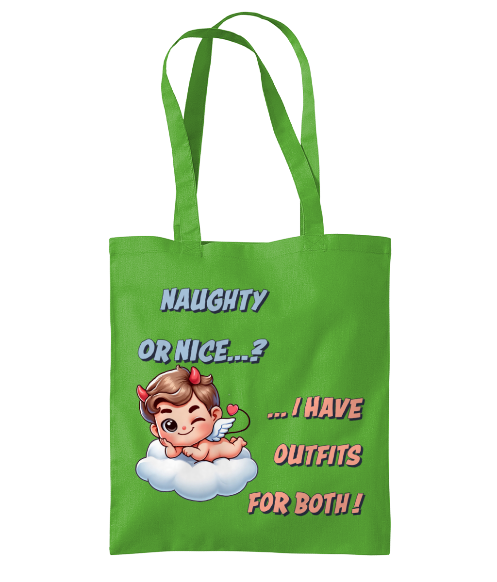 NAUGHTY OR NICE…? - TOTE BAG - Cheeky Wonders