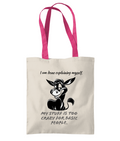 I AM DONE EXPLAINING MYSELF...- 2 TONE TOTE BAG - Cheeky Wonders