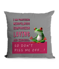 “I AM PRACTICING MINDFULNESS…”- CANVAS CUSHION - Cheeky Wonders