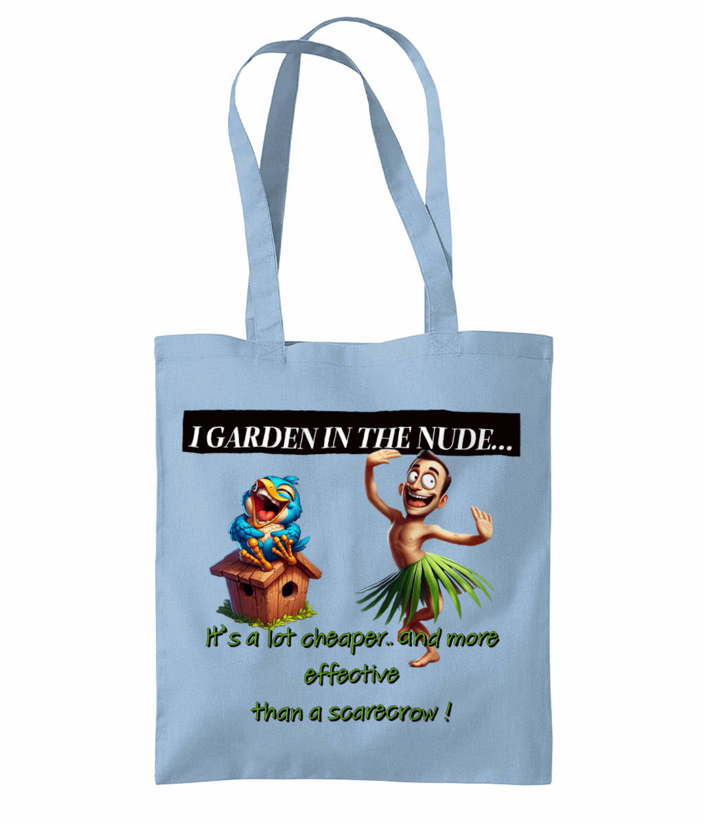 "I GARDEN IN THE NUDE..."- TOTE BAG