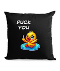 DUCK YOU - CANVAS CUSHION - Cheeky Wonders