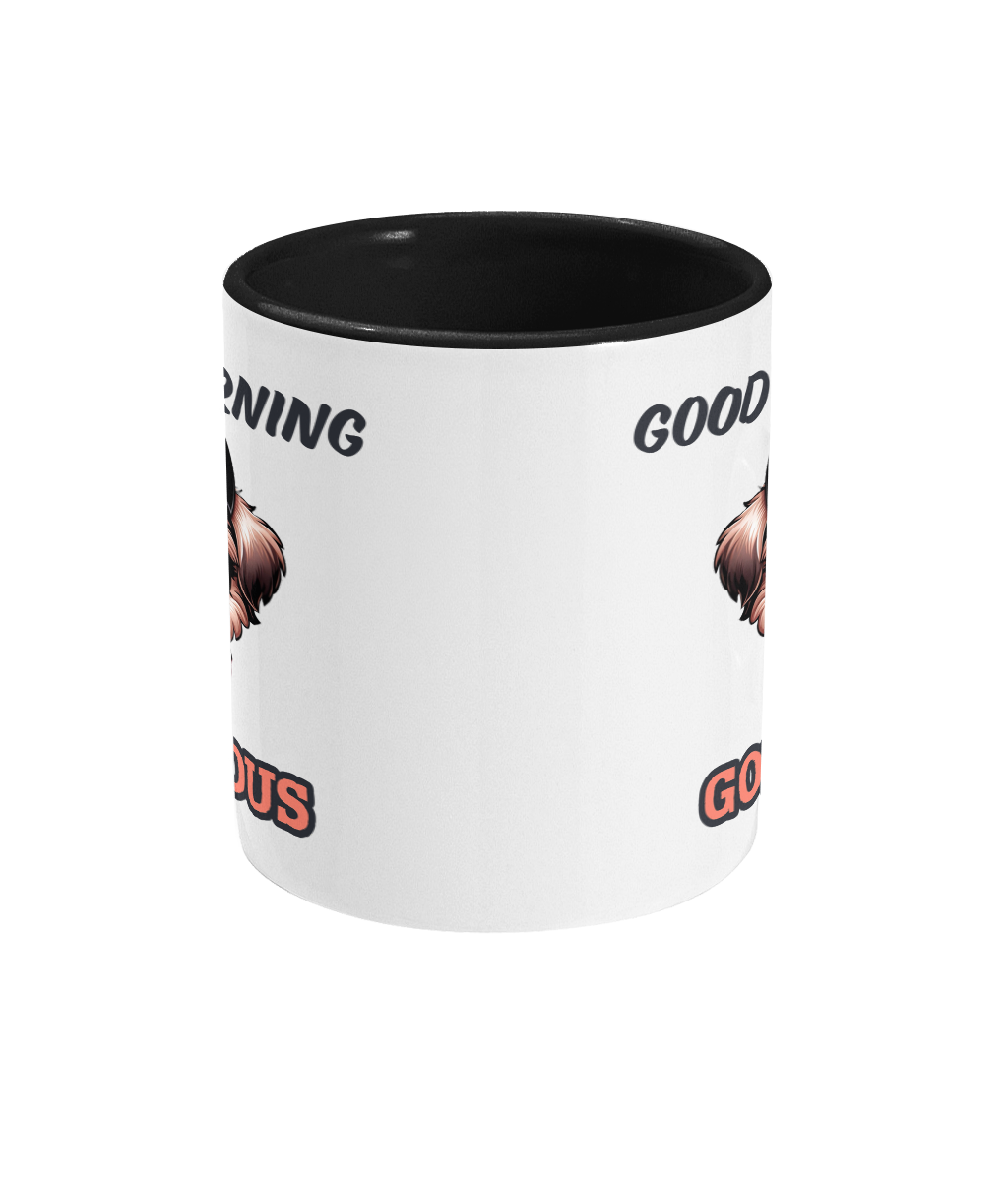 GOOD MORNING GORGEOUS - 2 COLOUR COFFEE MUG - Cheeky Wonders