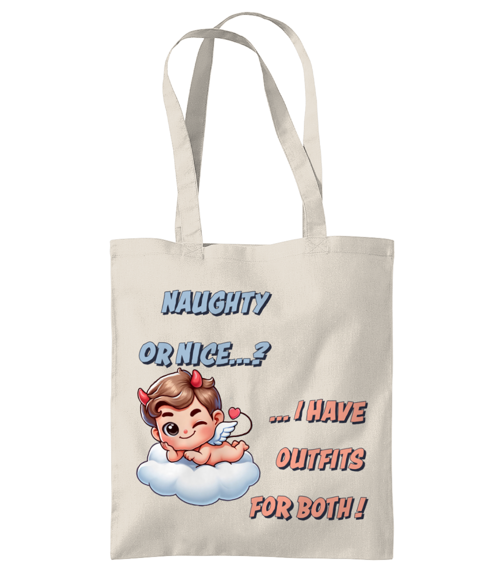 NAUGHTY OR NICE…? - TOTE BAG - Cheeky Wonders