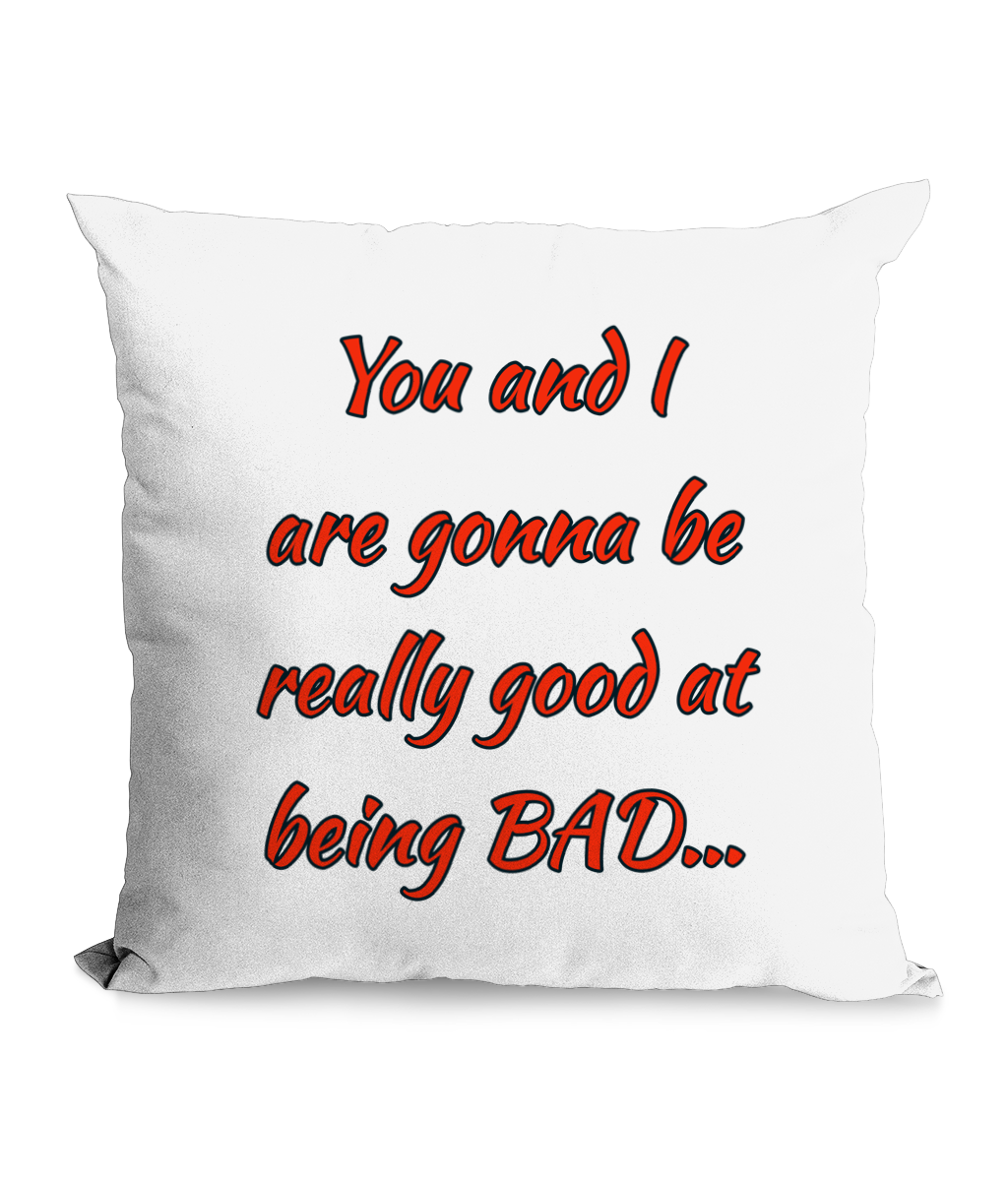 YOU AND I ARE GONNA BE…- CANVAS CUSHION - Cheeky Wonders