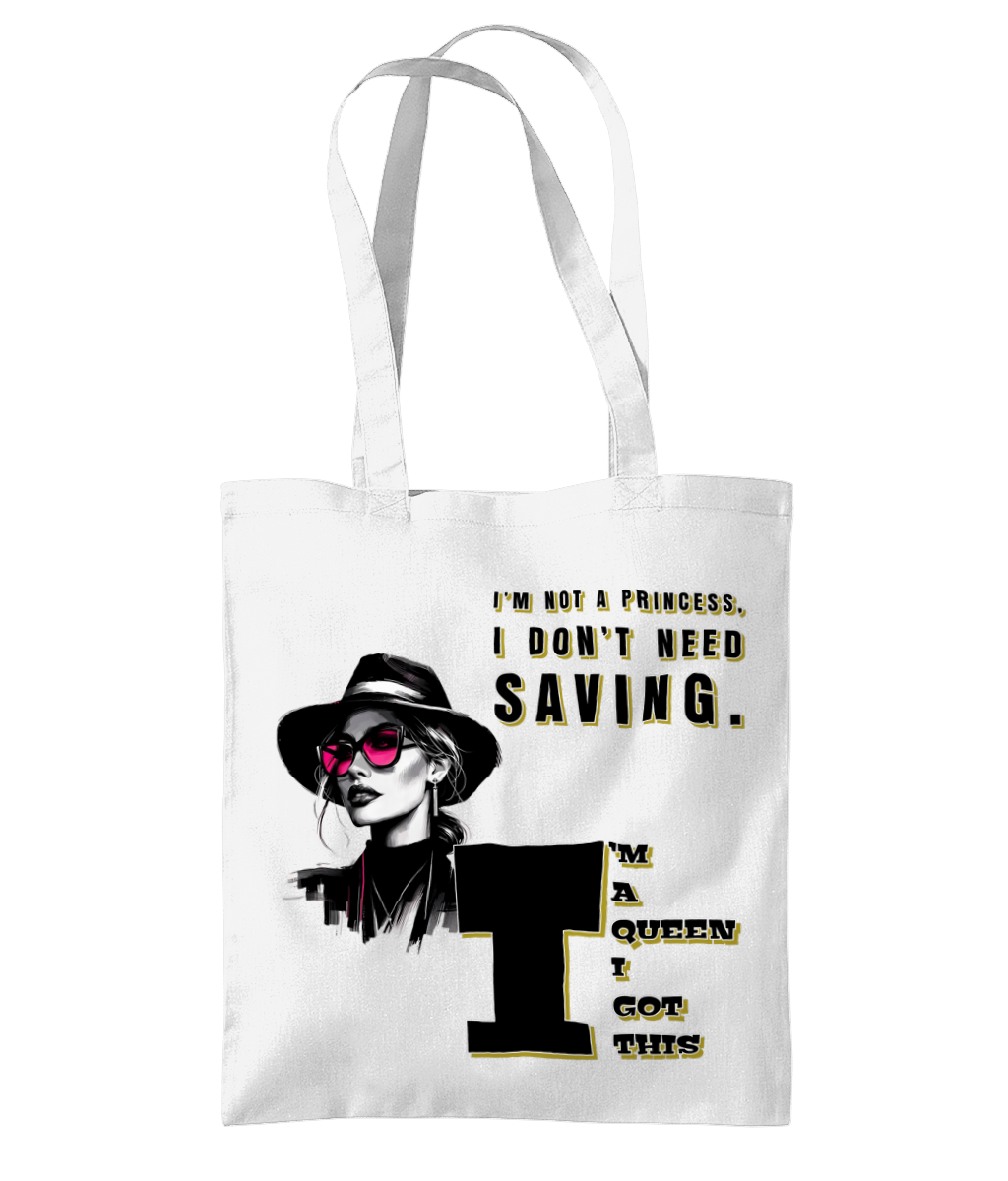 I’M NOT A PRINCESS…- TOTE BAG - Cheeky Wonders