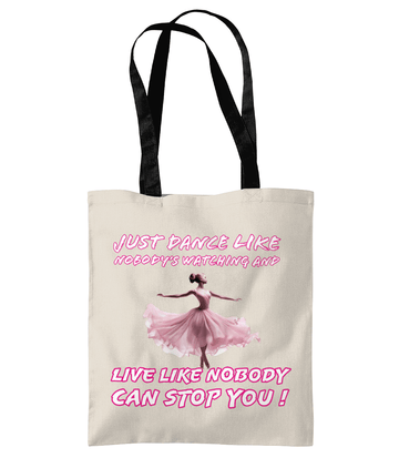 Just Dance - 2 tone tote bag