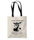 I AM DONE EXPLAINING MYSELF...- 2 TONE TOTE BAG - Cheeky Wonders