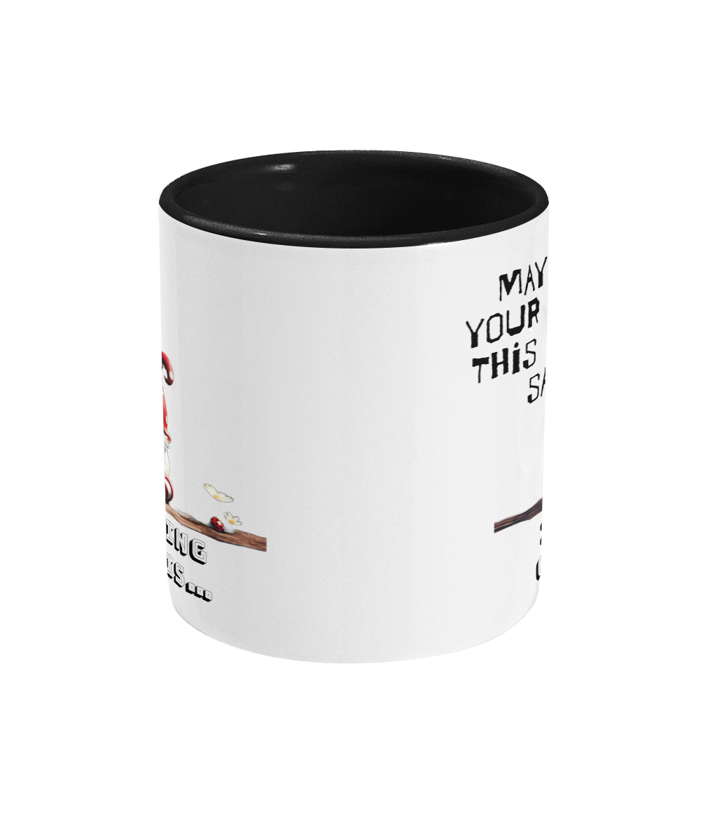 MAY ALL YOUR VIBES THIS WEEK …- 2 COLOUR COFFEE MUG - Cheeky Wonders