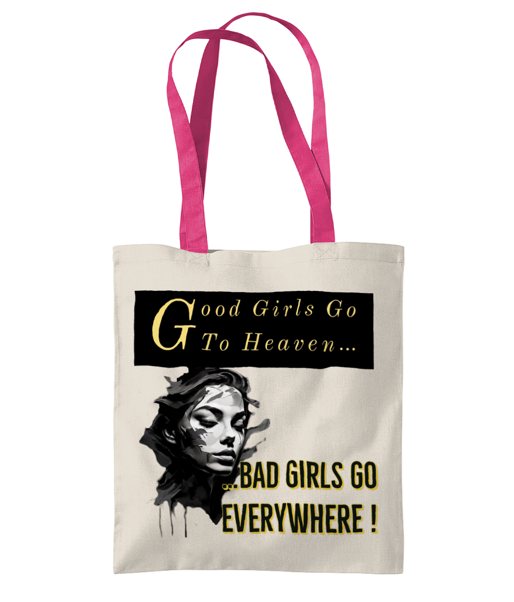 GOOD GIRLS GO TO HEAVEN…- 2 TONE TOTE BAG - Cheeky Wonders