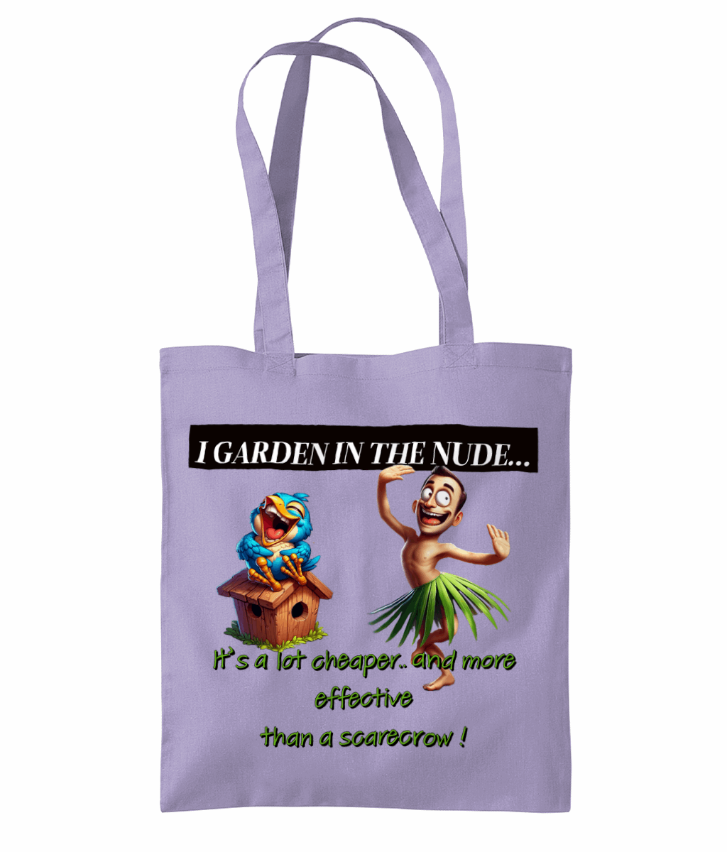 "I GARDEN IN THE NUDE..."- TOTE BAG