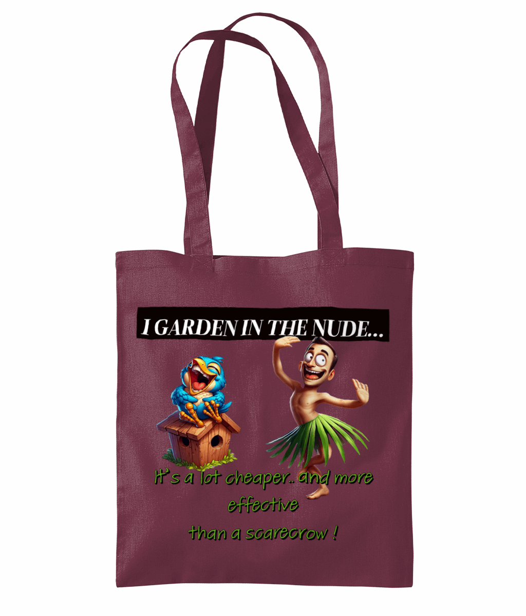 "I GARDEN IN THE NUDE..."- TOTE BAG