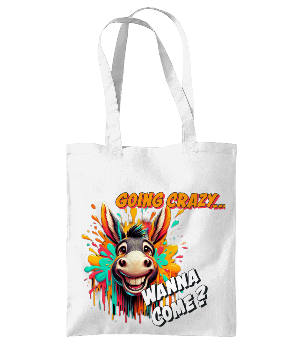 GOING CRAZY…WANNA COME ? - TOTE BAG - Cheeky Wonders