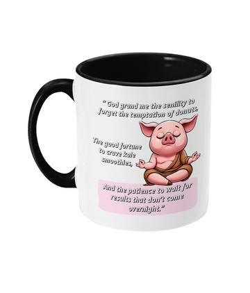 SENILITY PRAYER FOR WEIGHT LOSS - 2 COLOUR COFFEE MUG - Cheeky Wonders