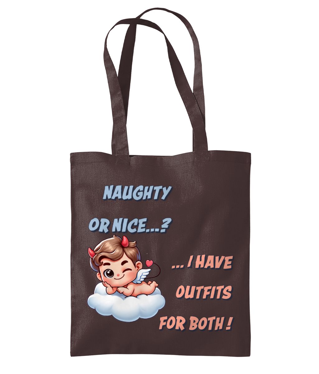 NAUGHTY OR NICE…? - TOTE BAG - Cheeky Wonders