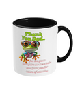 “THANK YOU DAD FOR THE GENES…”- 2 COLOUR COFFEE MUG - Cheeky Wonders