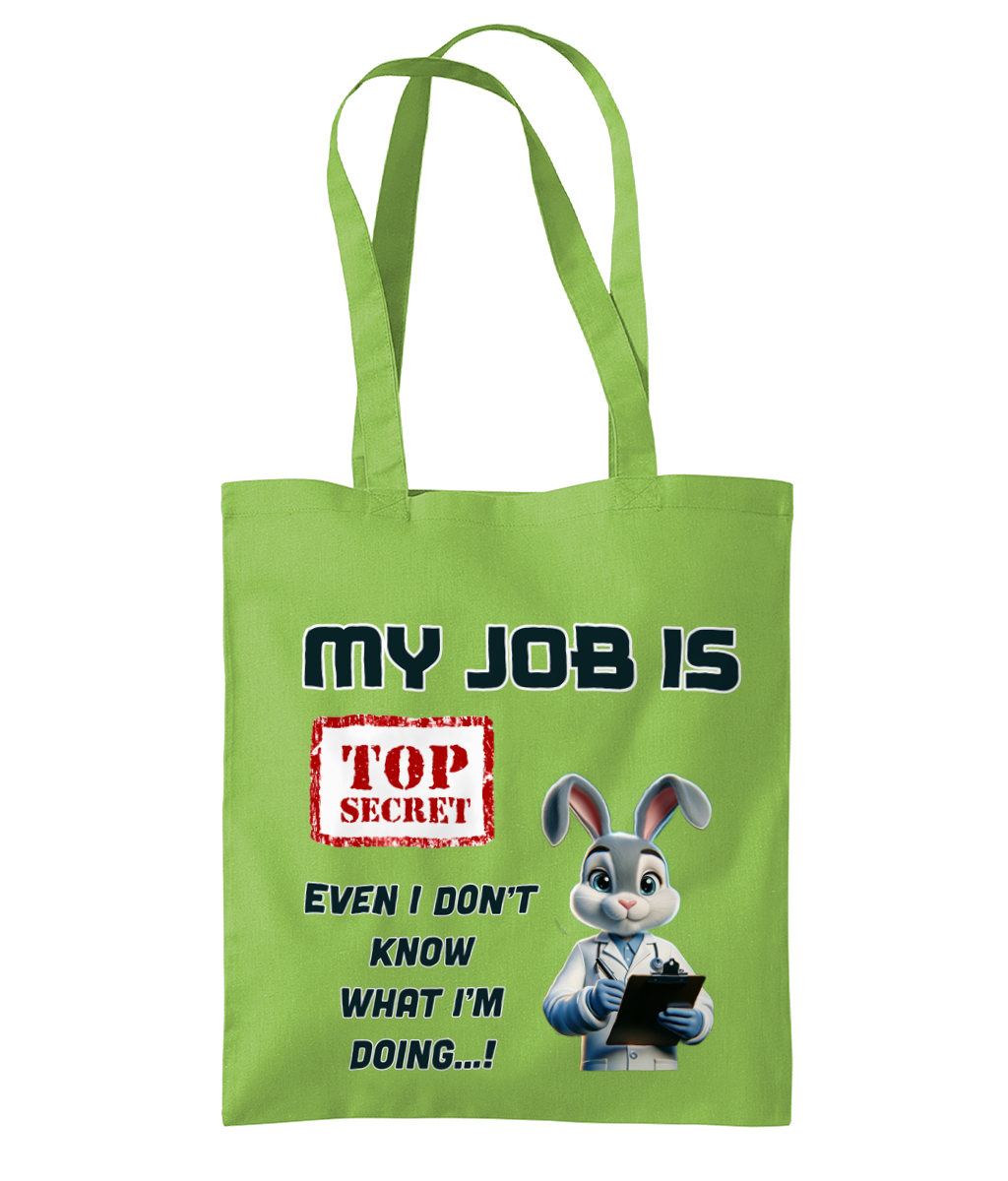 MY JOB IS TOP SECRET…- TOTE BAG - Cheeky Wonders