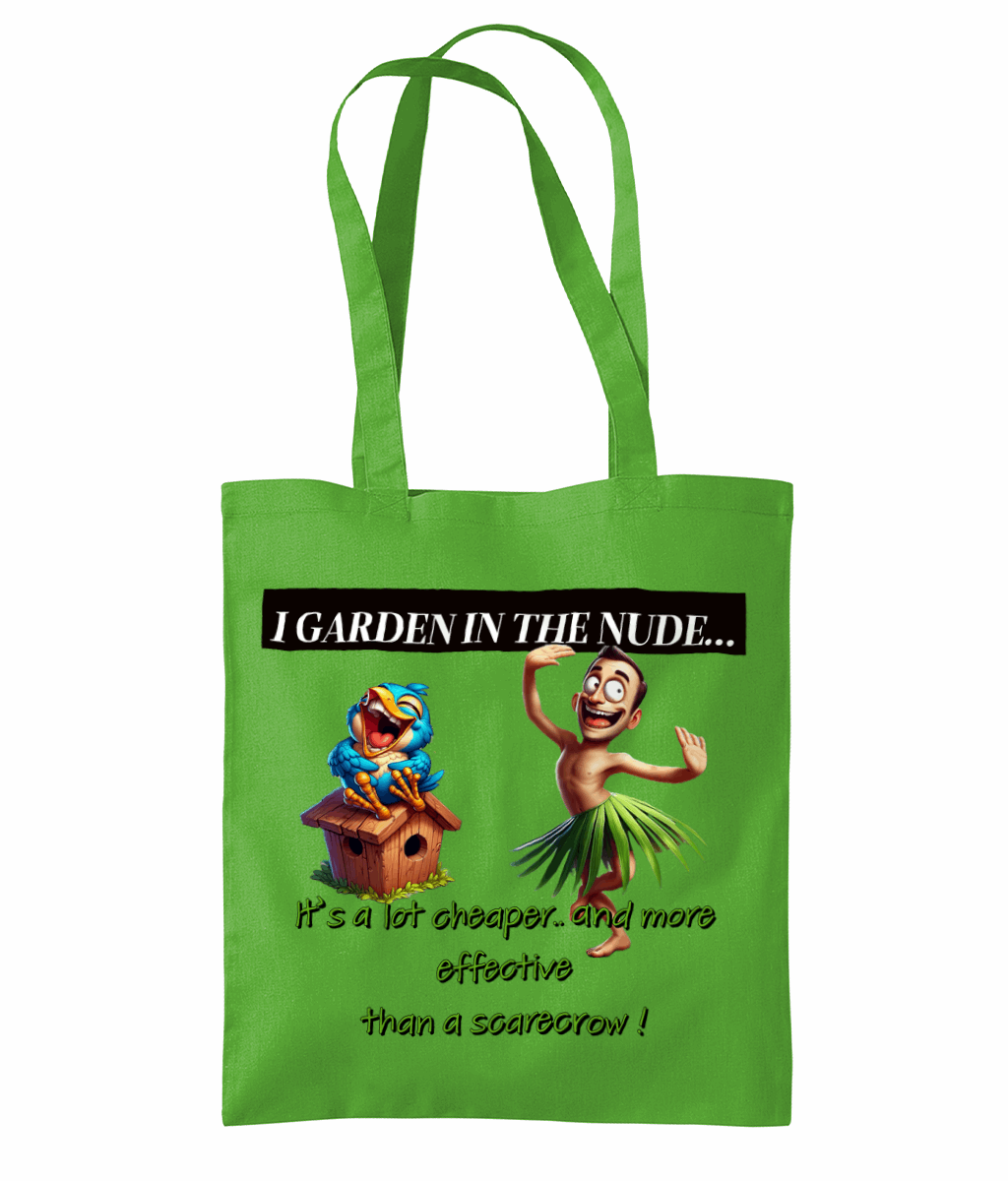 "I GARDEN IN THE NUDE..."- TOTE BAG