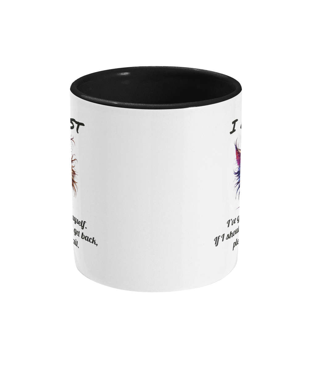 I’M LOST… I’VE GONE TO LOOK FOR MYSELF - 2 COLOUR COFFEE MUG - Cheeky Wonders