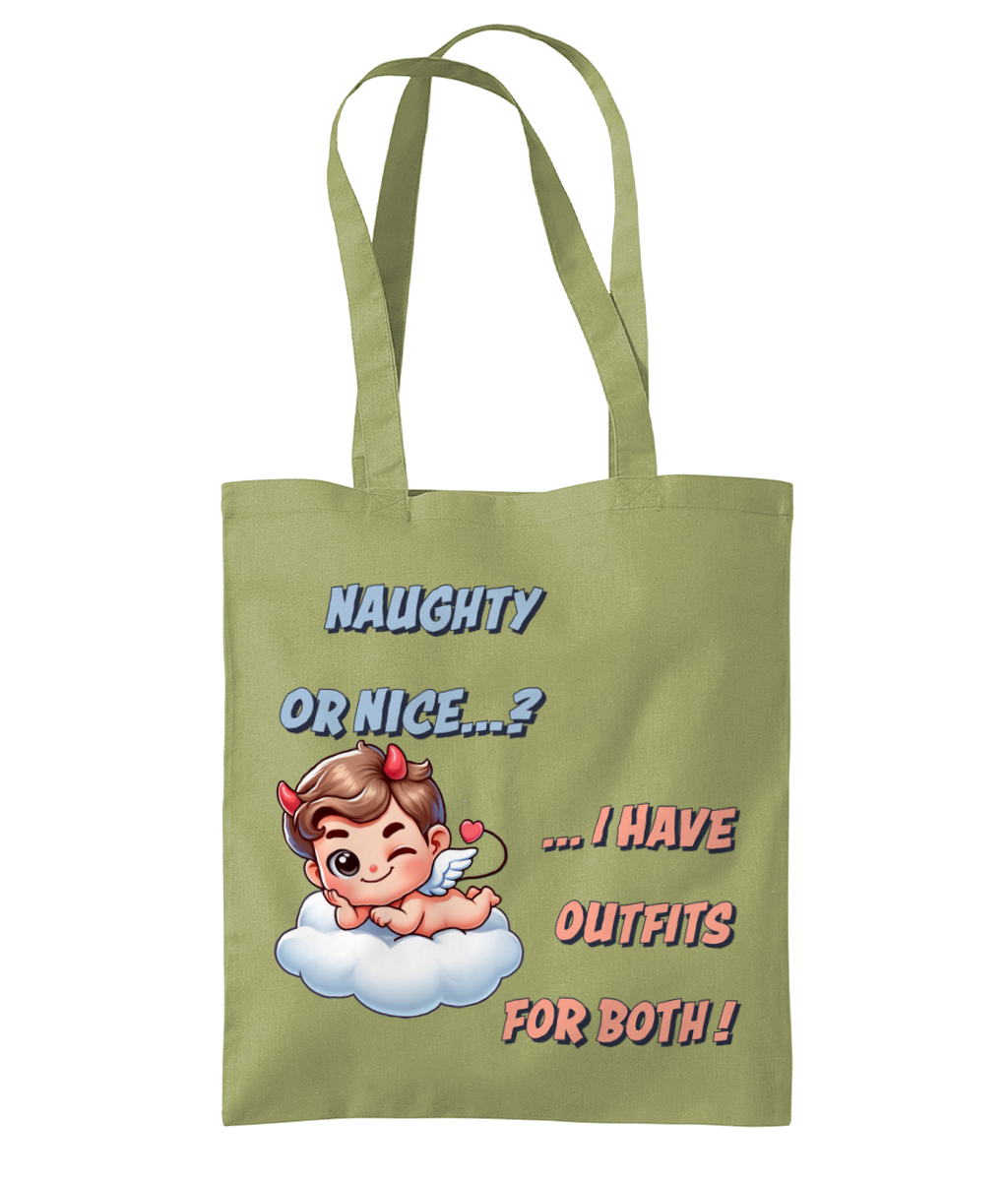 NAUGHTY OR NICE…? - TOTE BAG - Cheeky Wonders