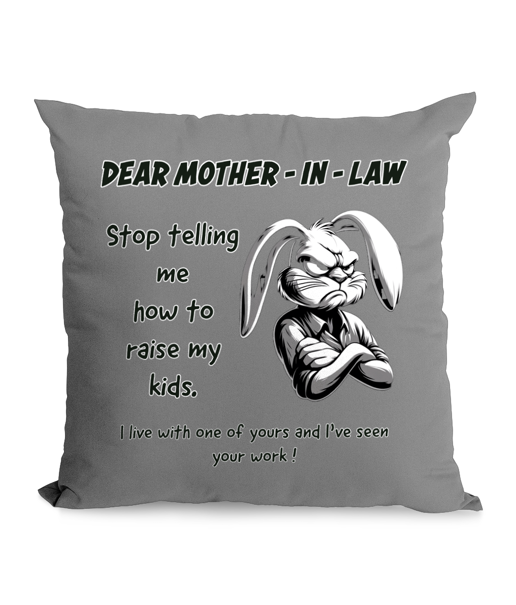 DEAR MOTHER- IN - LAW…- CANVAS CUSHION - Cheeky Wonders