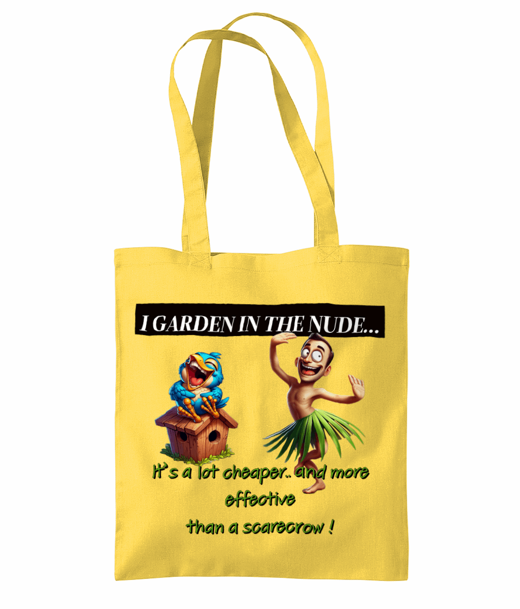 "I GARDEN IN THE NUDE..."- TOTE BAG