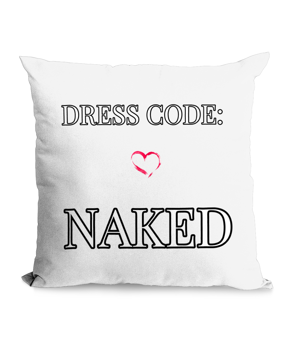 DRESS CODE: NAKED - CANVAS CUSHION - Cheeky Wonders