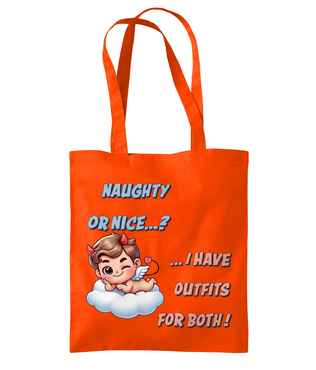 NAUGHTY OR NICE…? - TOTE BAG - Cheeky Wonders