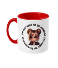 I’M NOT HERE TO BE AVERAGE…- 2 COLOURS COFFEE MUG - Cheeky Wonders