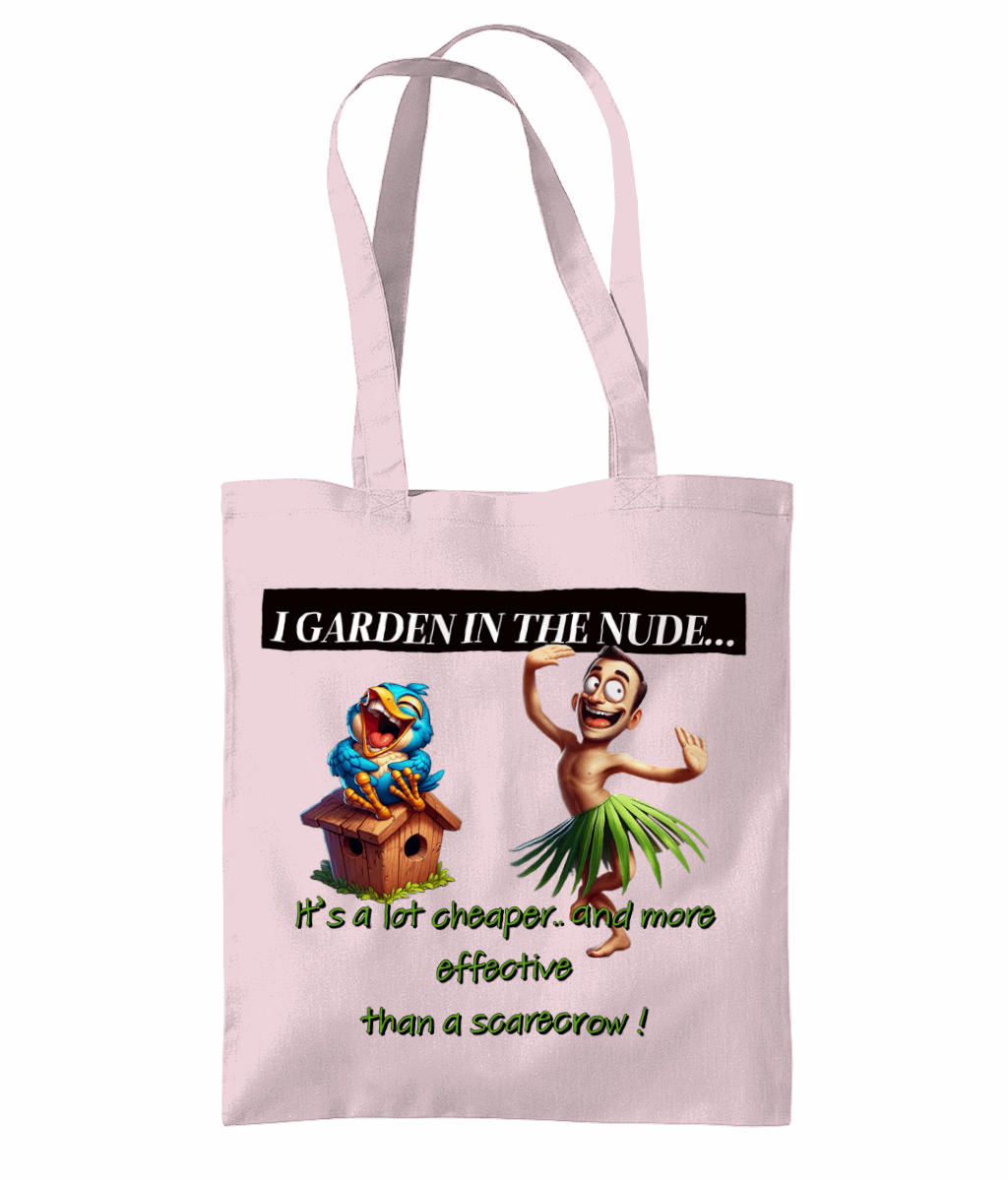 "I GARDEN IN THE NUDE..."- TOTE BAG