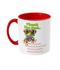 “THANK YOU DAD FOR THE GENES…”- 2 COLOUR COFFEE MUG - Cheeky Wonders