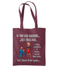 IF YOU LIKE SOMEONE SET THEM FREE...- TOTE BAG - Cheeky Wonders