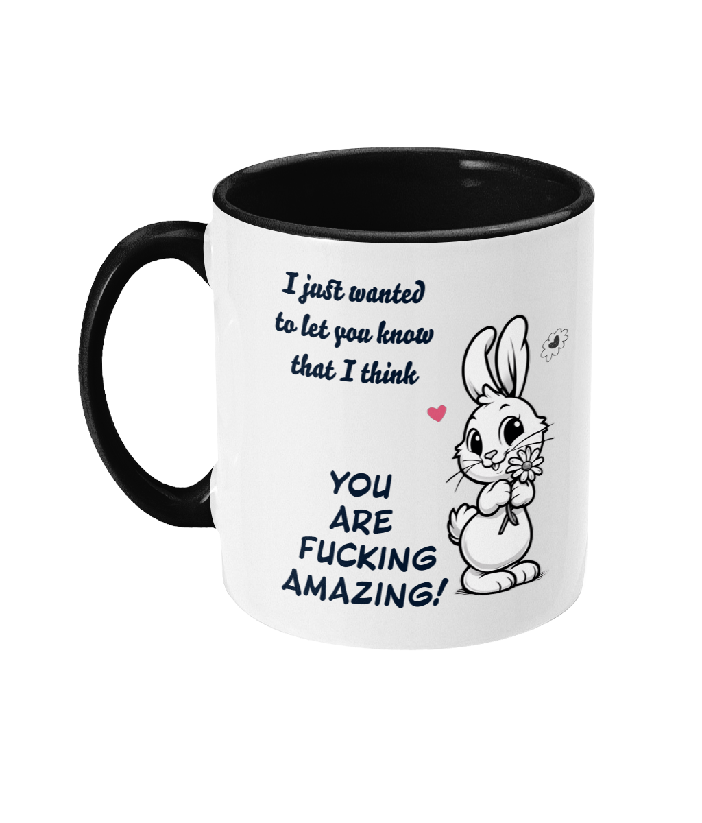 I JUST WANTED TO LET YOU KNOW…- 2 COLOUR COFFEE MUG - Cheeky Wonders