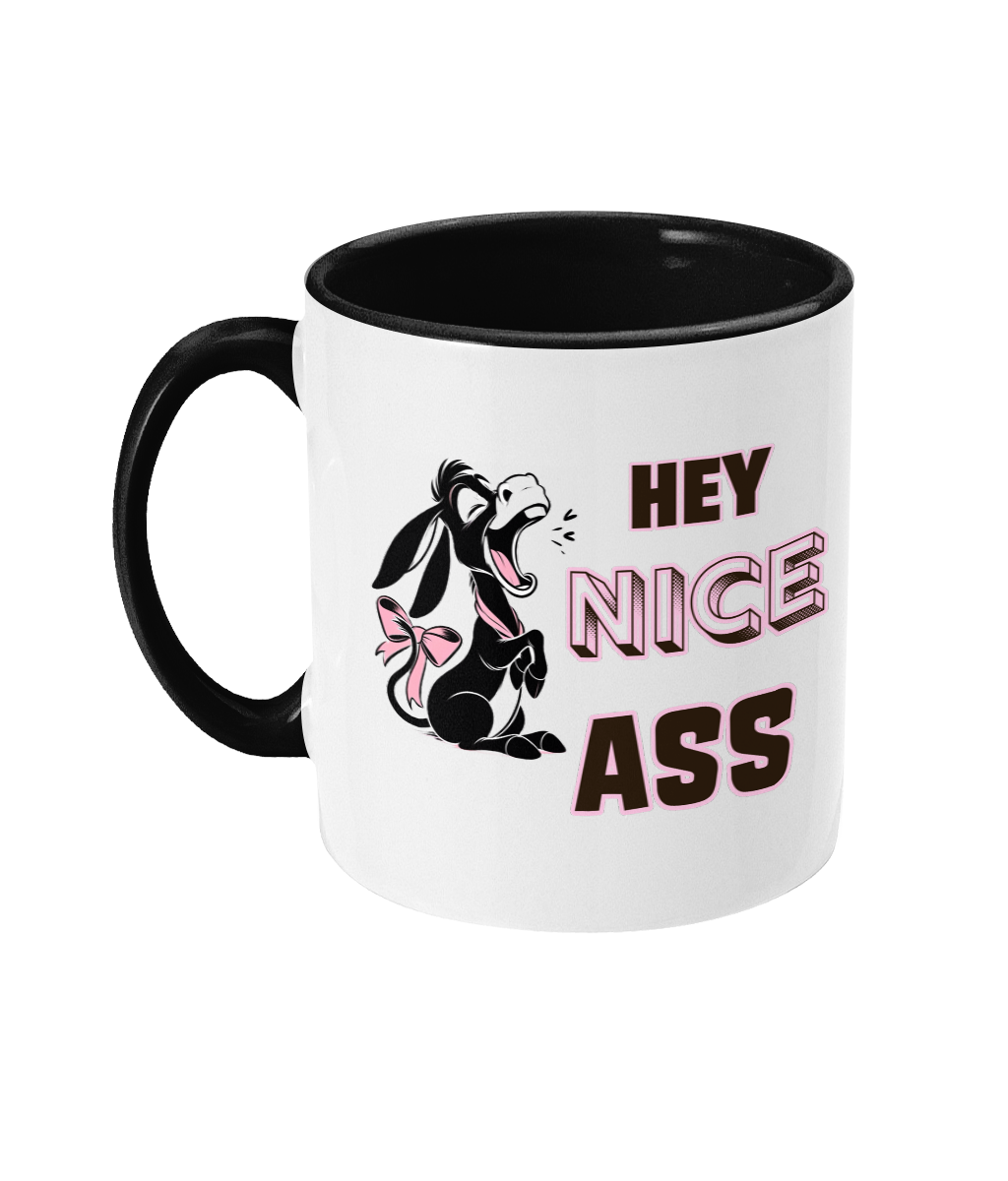 HEY, NICE ASS… - 2 COLOUR COFFEE MUG - Cheeky Wonders