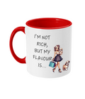 I’M NOT REACH…BUT MY FLAVOUR IS...- 2 COLOURS COFFEE MUG - Cheeky Wonders