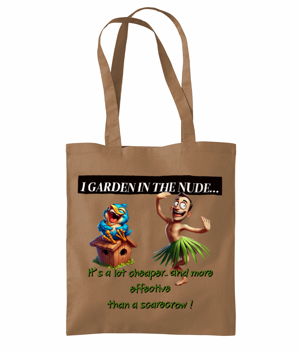 "I GARDEN IN THE NUDE..."- TOTE BAG