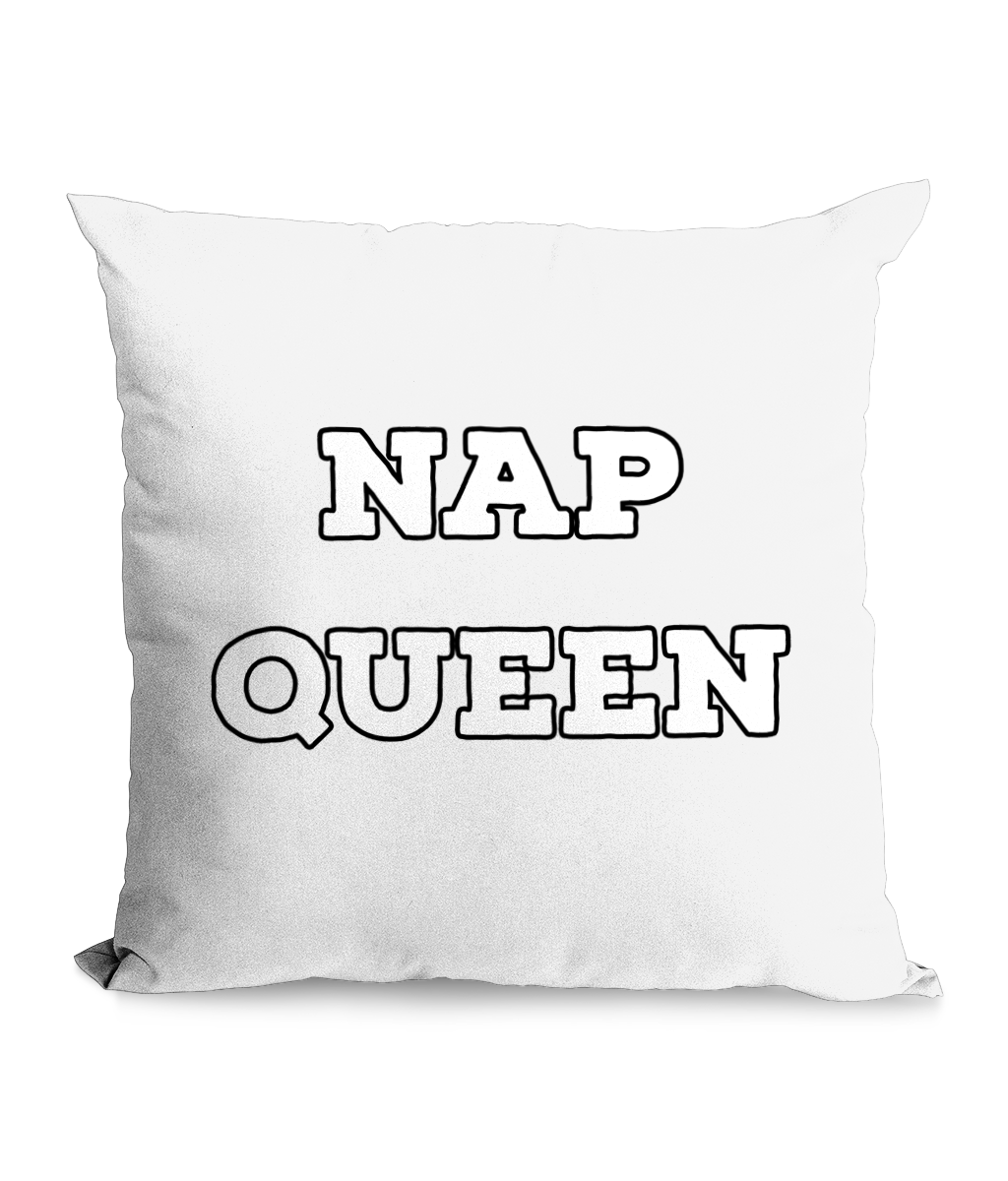 NAP QUEEN - CANVAS CUSHION - Cheeky Wonders